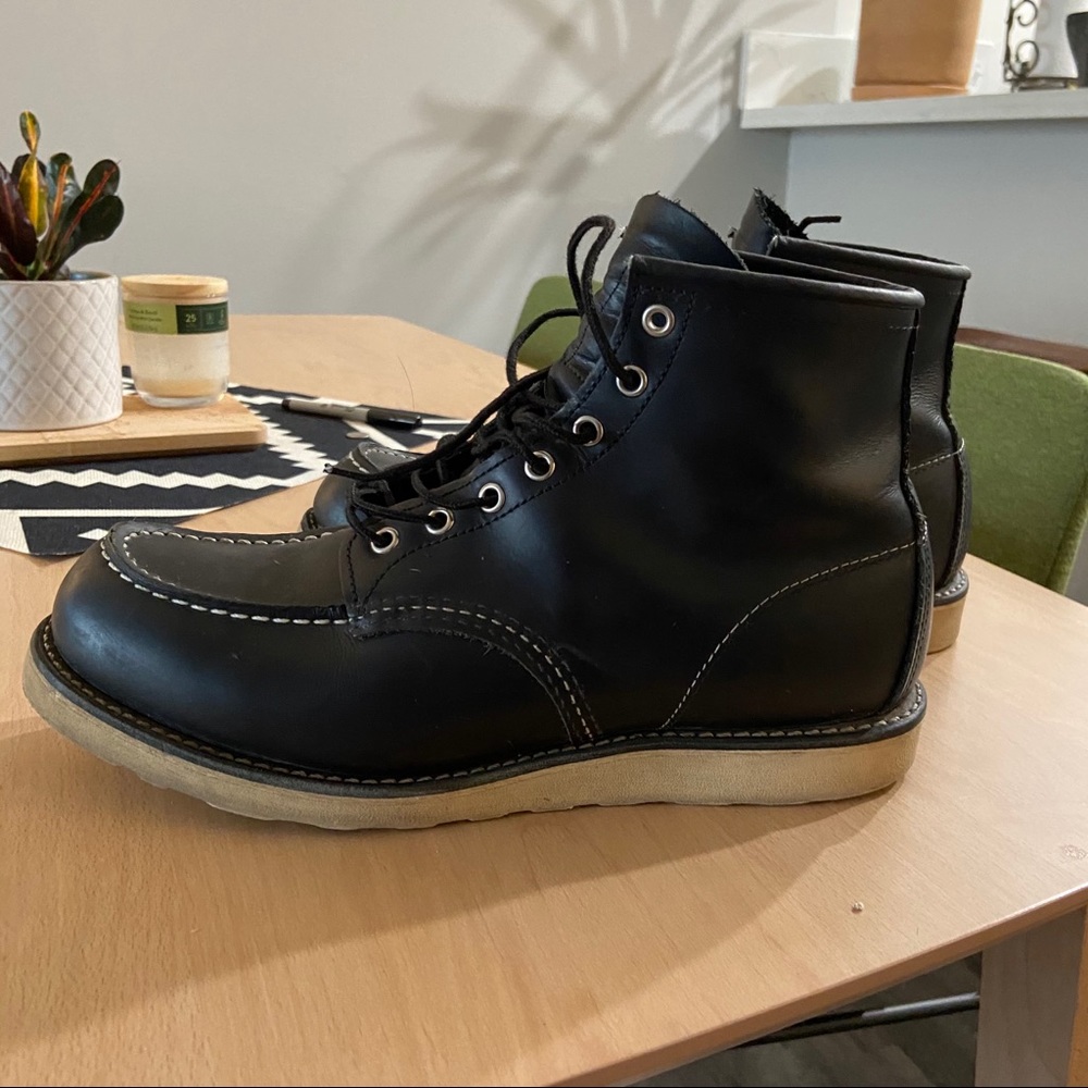 Red Wing Moc Toe Boots